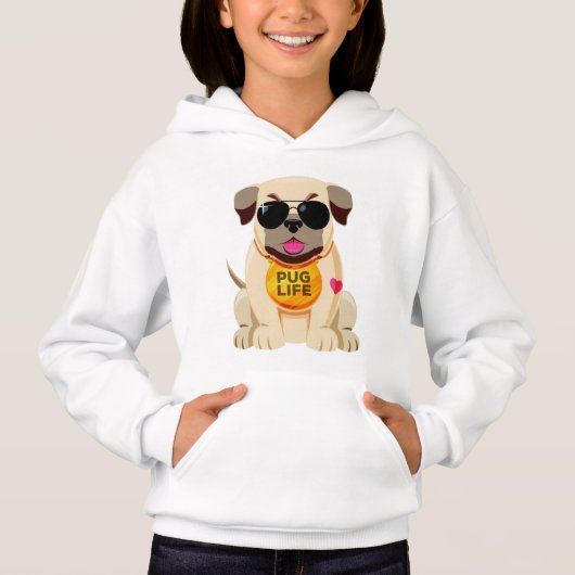 Mopsgesicht-Shirts & Jacken (Vorderseite)