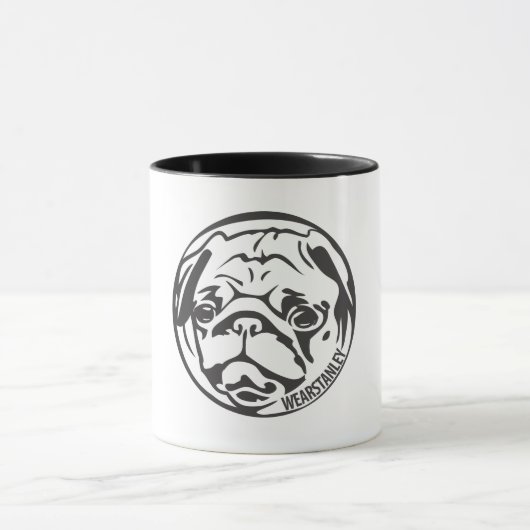 Mopsgesichts-Tasse Tasse (Zentrum)