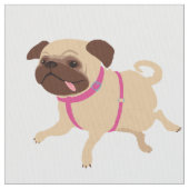 Mopsgewohnheitsgewebe Stoff (Nahaufnahme)