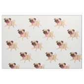 Mopsgewohnheitsgewebe Stoff (Fat Quarter (45,7 x 55,9 cm))