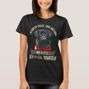 Mopsherz schlägt T-Shirt