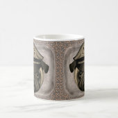 Mopshund-Polizei-Tasse Kaffeetasse (Mittel)