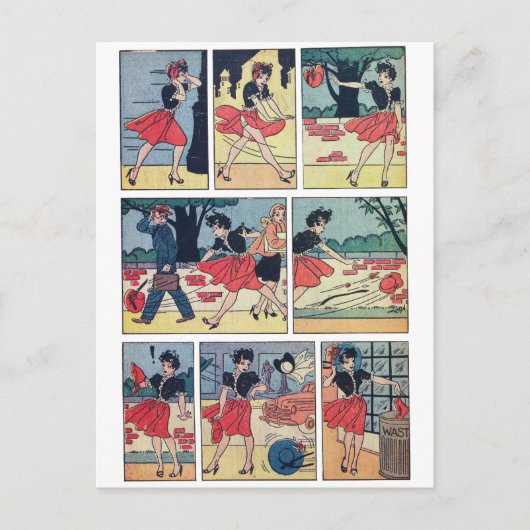 Mopsie Postkarte (Vorderseite)