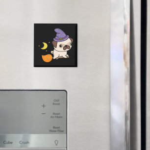 Mopsige Hexenmagnet Magnet