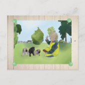 Mopskinder Postkarte (Vorderseite)