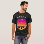 Mopskoga der Liebe T-Shirt (Vorne ganz)