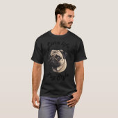 Mopsleben - Mopsliebhaber T-Shirt (Vorne ganz)