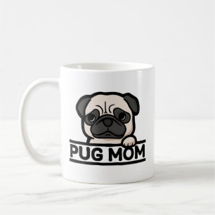 MOPSMAMA – Lustiges und süßes Geschenk für Pug-Lie Kaffeetasse