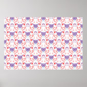 Mopsmuster Poster (Vorne)