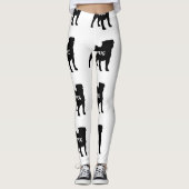 Mopsnamenssilo Leggings (Vorderseite)
