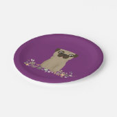 MopspapierTeller Pappteller (Schrägansicht)