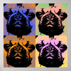 Mopsplakat Poster