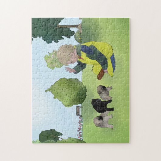 Mopspuzzel Puzzle (Vertikal)