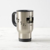Mopsreise-Tasse Reisebecher (Vorderseite Links)