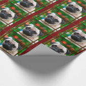 Mopsuhren für Sankt Geschenkpapier (Ecke)