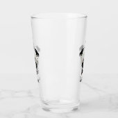 MopsUnicorn | ist einzigartig Glas (Links)