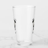 MopsUnicorn | ist einzigartig Glas (Rechts)