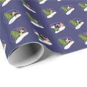 Mopsv Gnome-Feiertags-Verpackungs-Papier Geschenkpapier (Rolleneckpunkt)