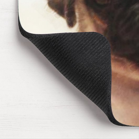 Mopswelpe mousepad (Ecke)