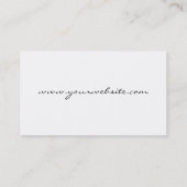 Mopswelpen-Geschäftskarte Visitenkarte (Rückseite)