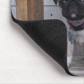 Mopswelpen Mousepad (Ecke)
