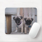 Mopswelpen Mousepad (Mit Mouse)