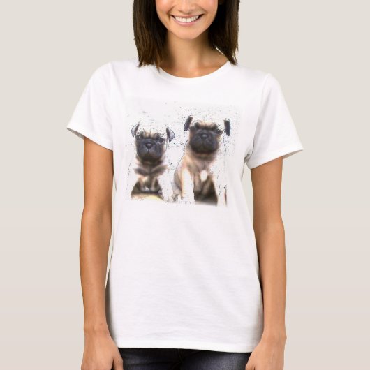 Mopswelpen-T - Shirt (Vorderseite)