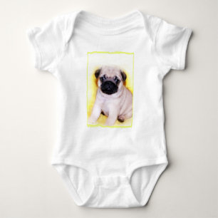Mopswelpenbaby Baby Strampler