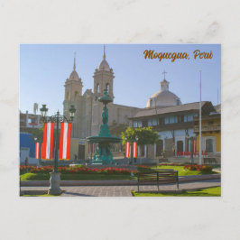 Moquegua, Perú, Plaza de Armas Postkarte