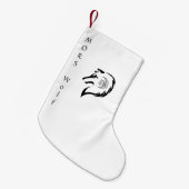 MOR-Wolf-Strumpf Kleiner Weihnachtsstrumpf (Vorderansicht (hängend))