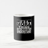 MORA Nachname Personalisiertes Geschenk Kaffeetasse (Mittel)
