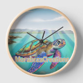 Morabeza turtle clock uhr (Vorderseite)