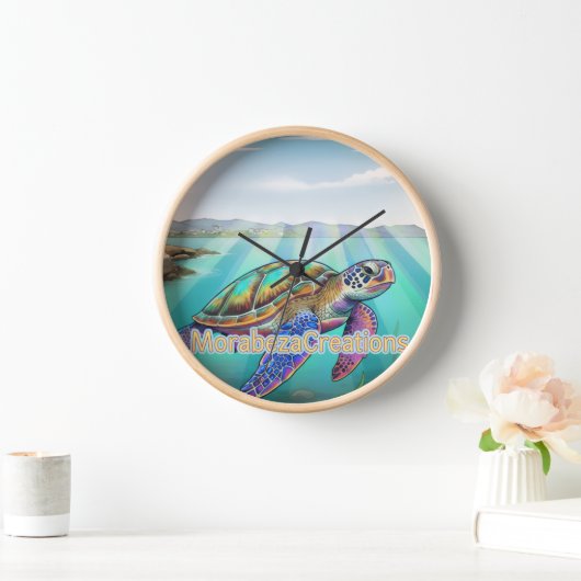 Morabeza turtle clock uhr (Zuhause)