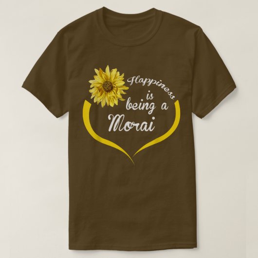 Morai Geschenk Glück ist ein Morai T-Shirt (Design vorne)