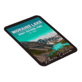 Moraine Lake Alberta Canada Banff National Park Magnet (Rechte Seite)