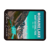 Moraine Lake Alberta Canada Banff National Park Magnet (Horizontal)