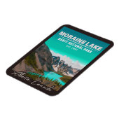 Moraine Lake Alberta Canada Banff National Park Magnet (Linke Seite)