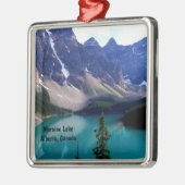 Moraine Lake Alberta Kanada Ornament Aus Metall (Links)