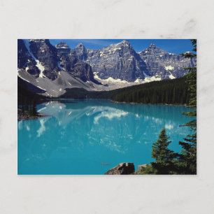 Moraine Lake, Alberta, Kanada Postkarte