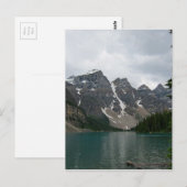 Moraine Lake Alberta Kanada Postkarte (Vorne/Hinten)