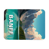 Moraine Lake at Banff National Park Canada Travel Magnet (Horizontal)