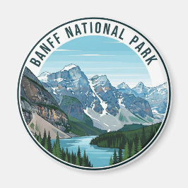 Moraine Lake at Banff National Park Canada Travel Magnet