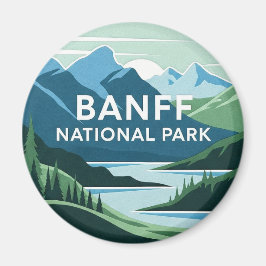Moraine Lake at Banff National Park Canada Travel Magnet