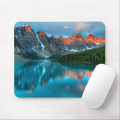 Moraine Lake at Sunset Mousepad (Mit Mouse)