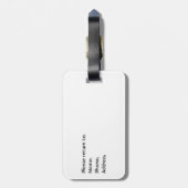 Moraine Lake, Banff National Park Gepäckanhänger (Rückseite vertikal)