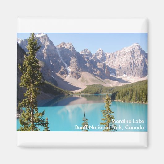 Moraine Lake/Banff National Park, Kanada Magnet (Vorne)