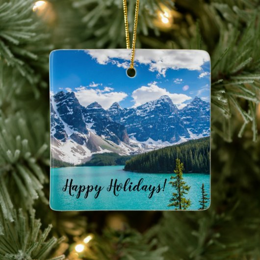 Moraine Lake, Banff National Park Keramikornament (Baum)