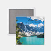 Moraine Lake, Banff National Park Magnet (Vorderseite/Rückseite)