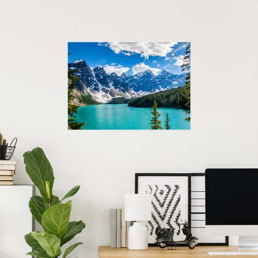 Moraine Lake, Banff National Park Poster (Heimbüro)