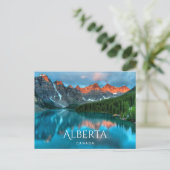 Moraine Lake Banff Nationalpark Alberta Kanada Postkarte (Stehend Vorderseite)